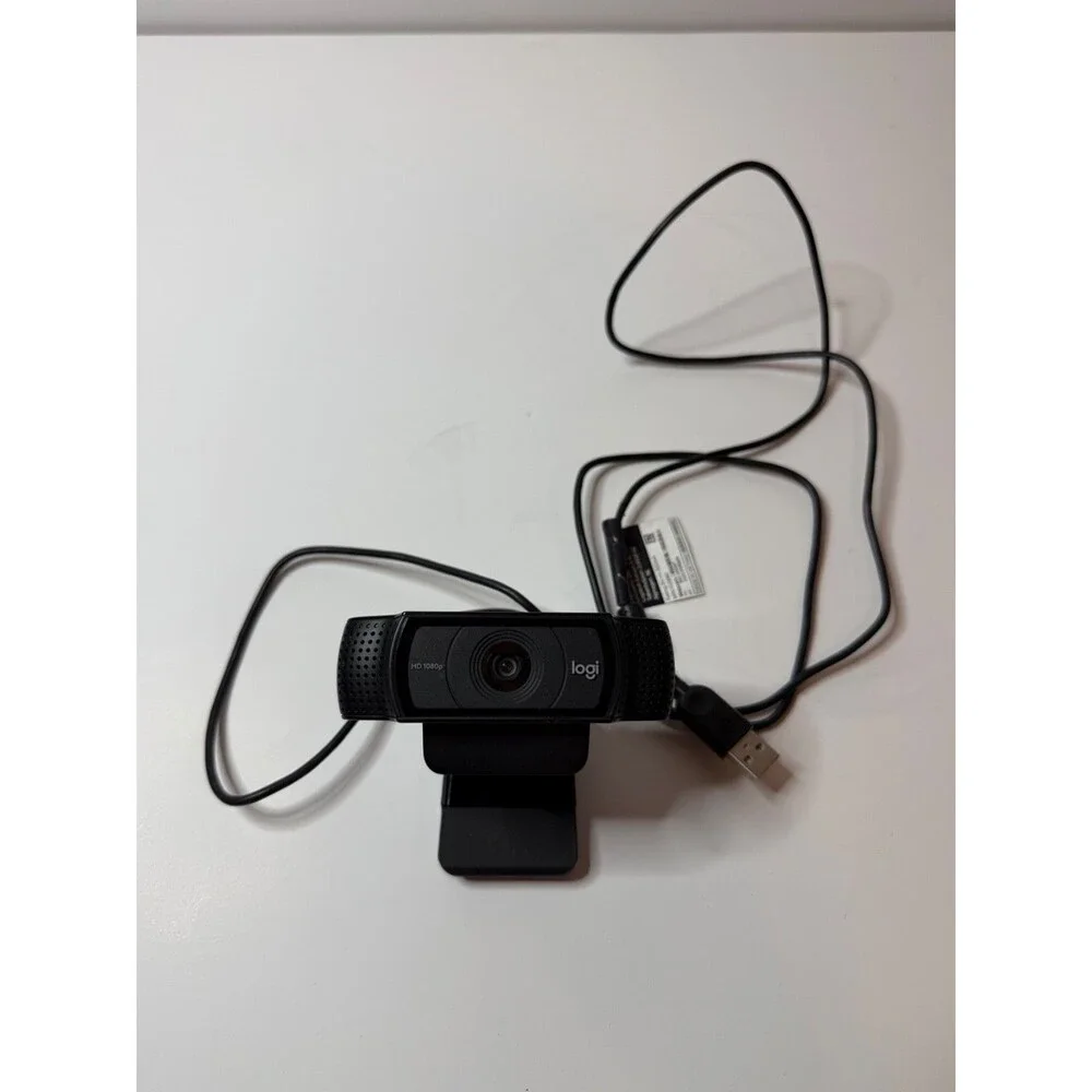 Logitech 1080p HD Webcam with Camera Cover and USB-A